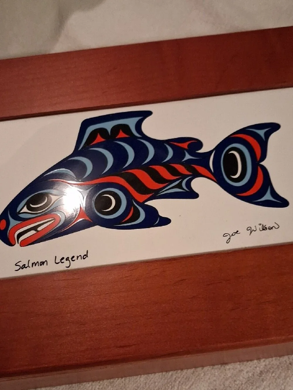 Wooden Keepsake Box JZoe Wilson Artist Trible Art Indigenous